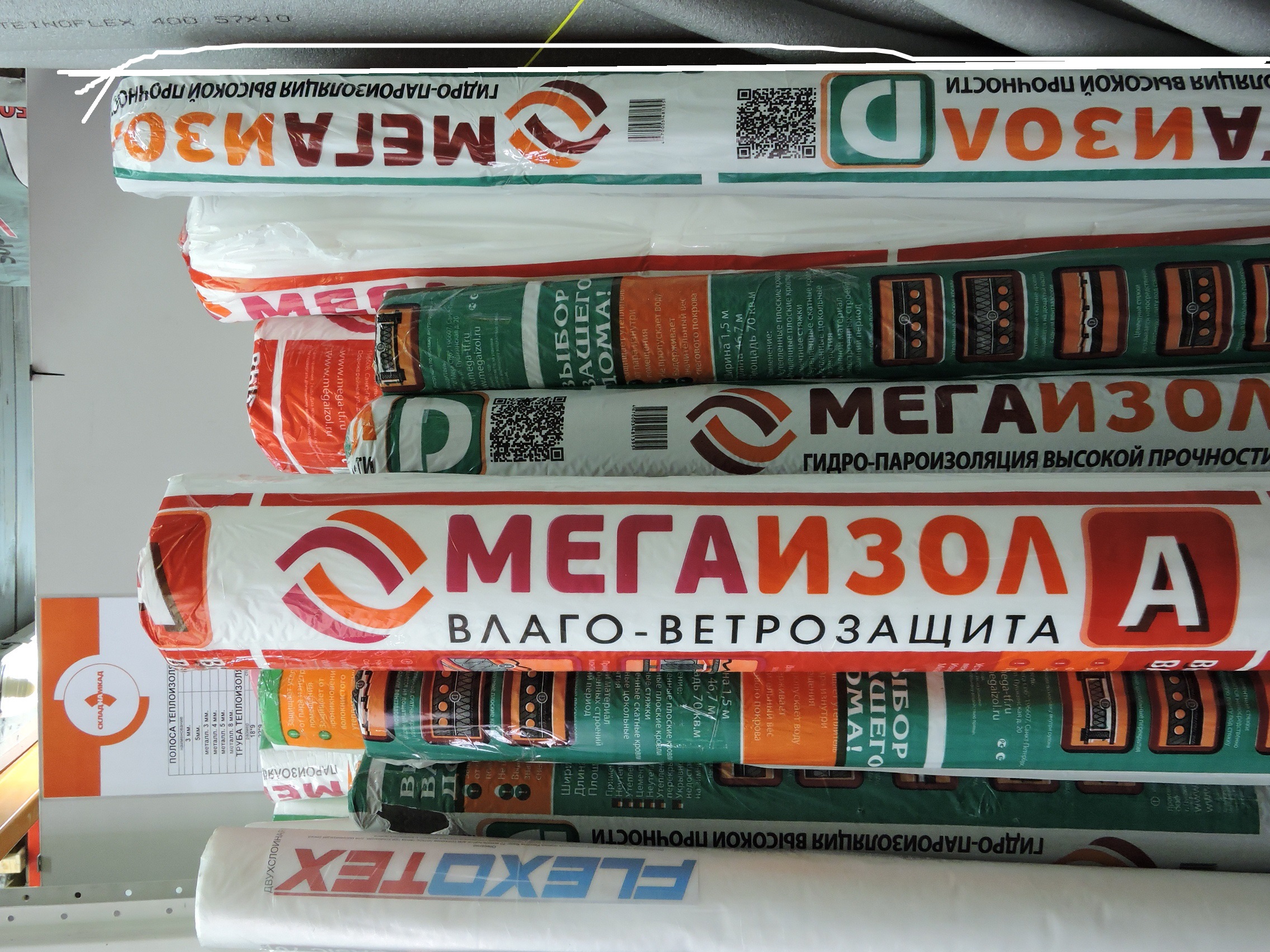 Парогидроизоляция, ветрозащита