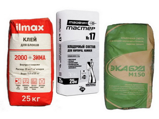 Клей для блоков, кладочный раствор