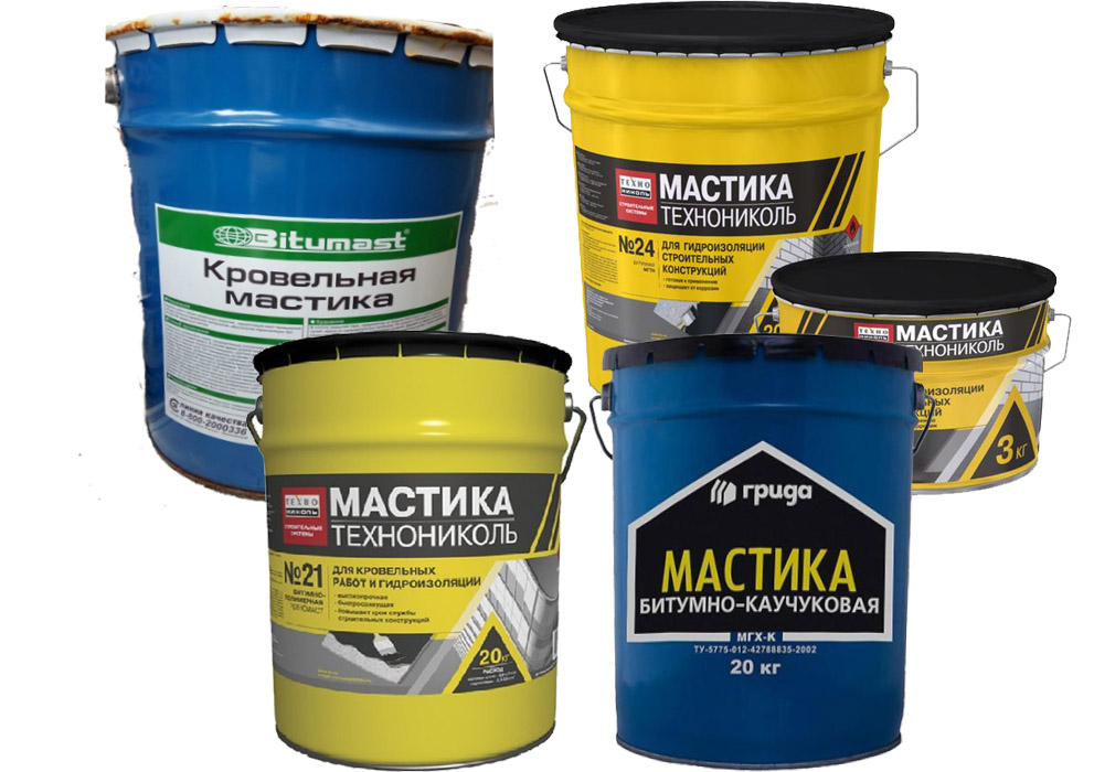 Мастика битумная гидроизоляционная