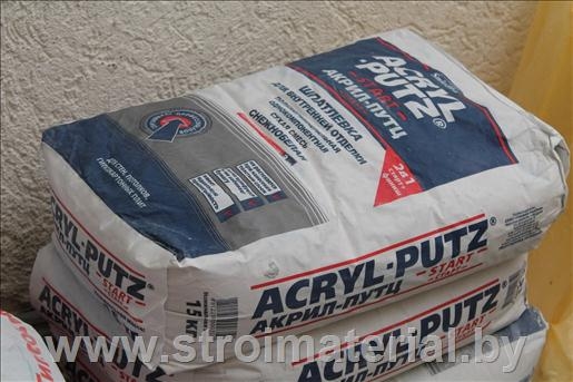 Acryl-Putz шпатлёвка старт-финиш акриловая 15 кг Польша