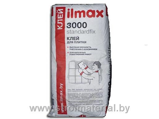 Клеевой состав Ilmax 3000 для плитки 25кг РБ