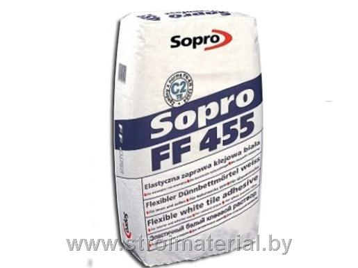 SOPRO FF455 клей для мозаики белый 25кг Польша