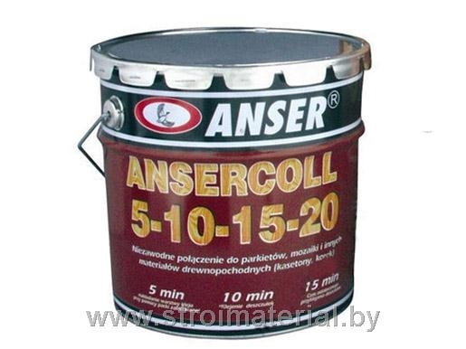Ansercoll 5х10х15х20 паркетный клей 23 кг РП