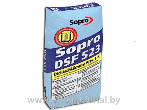 Гидроизолирующий раствор Sopro DSF523 однокомпонентный 15кг Польша